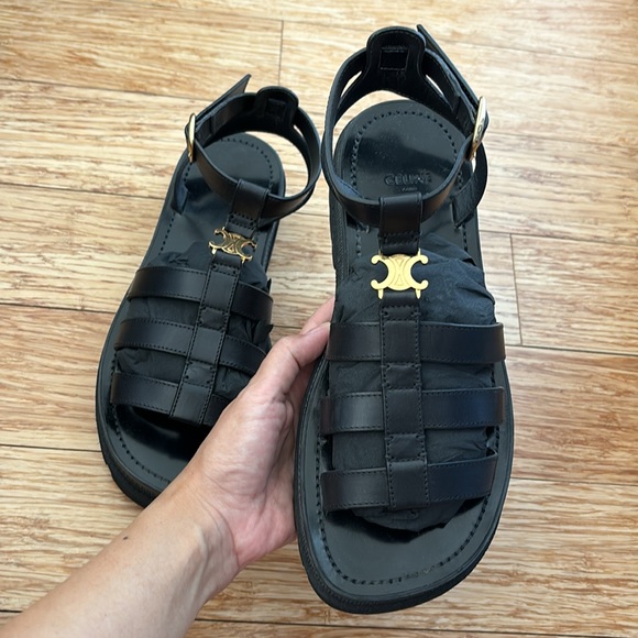 Like New Celine Triomphe Sandals - Picture 3 of 4